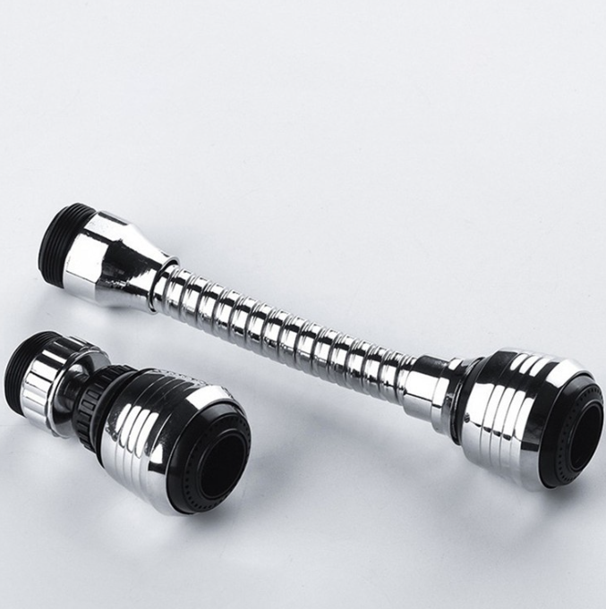 Vòi nước tăng áp xoay 360 độ kim loại, vòi sen phun áp lực mở rộng, bộ lọc tiết kiệm nước L0542/L0543