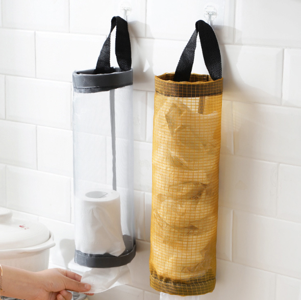 Túi đựng Bịch Nylon cũ đựng vật dụng treo tường túi đựng đồ kéo ra tiện lợi treo cửa bếp L0551
