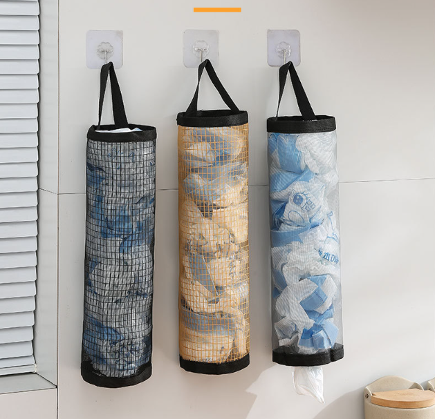 Túi đựng Bịch Nylon cũ đựng vật dụng treo tường túi đựng đồ kéo ra tiện lợi treo cửa bếp L0551