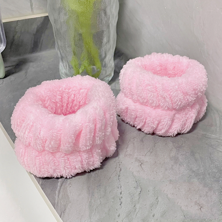 Sét 1 Đôi Vòng đeo tay chống thấm nước rửa mặt chống ướt cổ áo sàn nhà, ống tay chống ẩm thấm mồ hôi (2 Cái) L0612