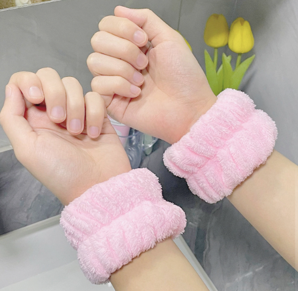 Sét 1 Đôi Vòng đeo tay chống thấm nước rửa mặt chống ướt cổ áo sàn nhà, ống tay chống ẩm thấm mồ hôi (2 Cái) L0612