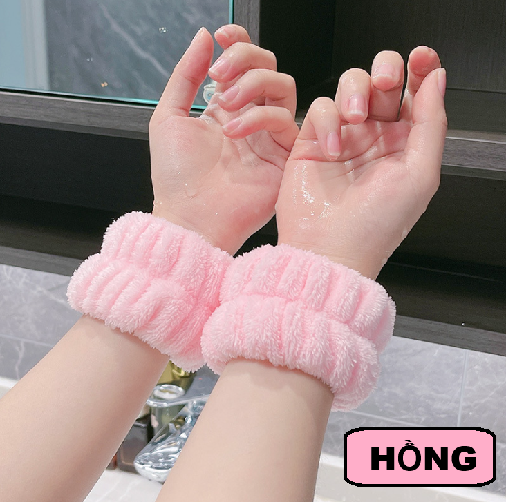 Sét 1 Đôi Vòng đeo tay chống thấm nước rửa mặt chống ướt cổ áo sàn nhà, ống tay chống ẩm thấm mồ hôi (2 Cái) L0612