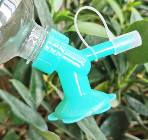Vòi phun nước hoa hướng dương hai đầu tự động tưới nước làm vườn từ chai đựng đồ uống đã sử dụng L0613