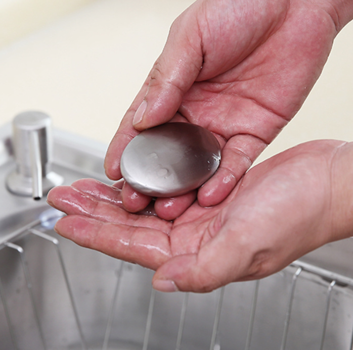 Xà phòng thép không gỉ xà phòng khử mùi kim loại để loại bỏ mùi hôi tỏi xà phòng rửa tay L0614