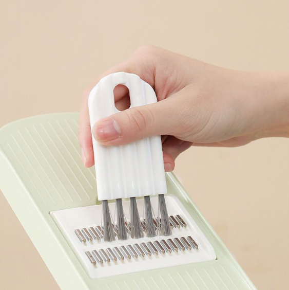 Chổi vệ sinh nắp cốc đa năng, dụng cụ vệ sinh góc rãnh cốc khe hở vệ sinh bàn phím đồ điện tử L0642