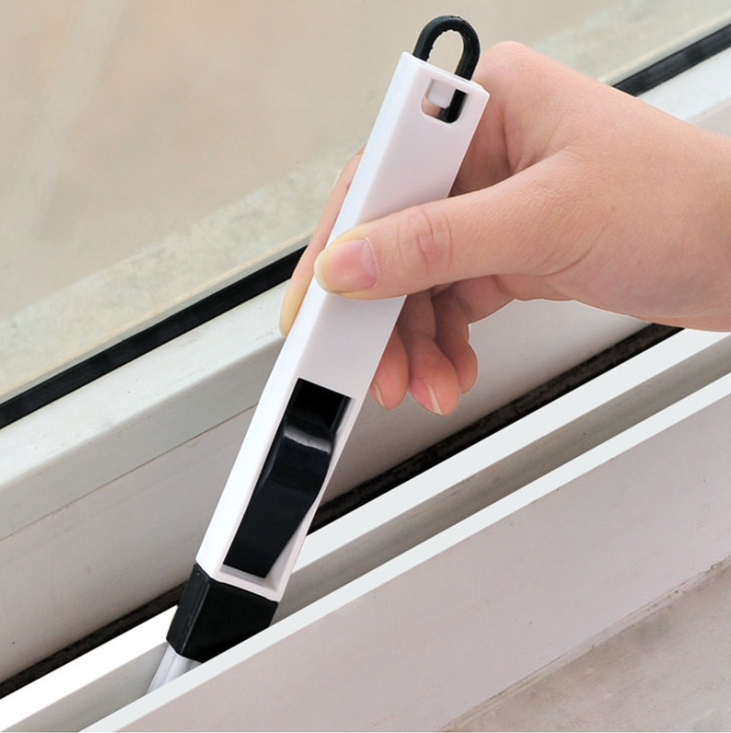 Chổi vệ sinh rãnh cửa sổ có chổi hót rác chổi khe hở cửa vệ sinh quét rãnh máy lạnh rãnh nhỏ L0643