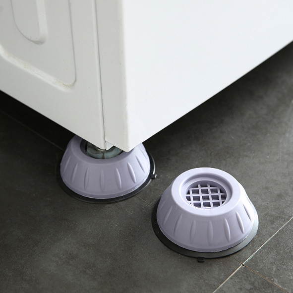 Bộ 4 Miếng đệm chân máy giặt chống trượt và chống sốc, đệm cao su cố định, đế tủ lạnh đa năng L0651