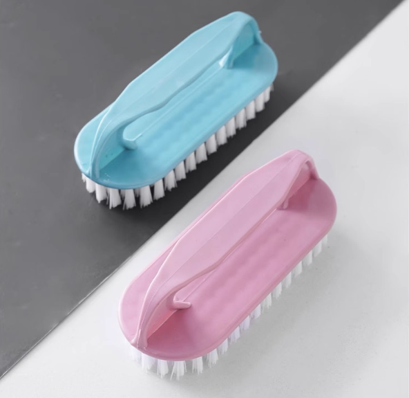 Bàn chải giặt đồ vệ sinh bàn chải chà giày chà quần áo mềm bằng nhựa có tay cầm L0652