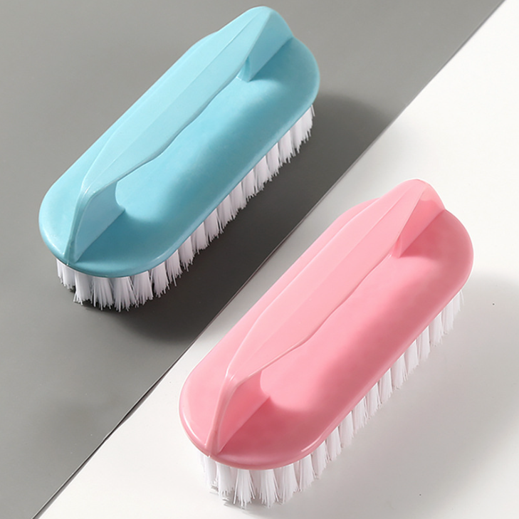 Bàn chải giặt đồ vệ sinh bàn chải chà giày chà quần áo mềm bằng nhựa có tay cầm L0652