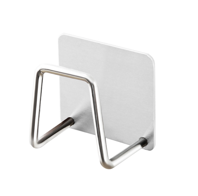 Giá để miếng rửa chén bát khăn lau bằng thép giá để đồ không cần khoan đục lỗ L0653