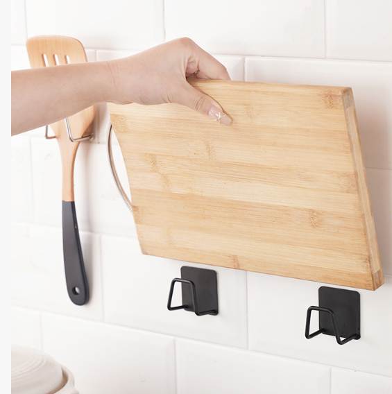 Giá để miếng rửa chén bát khăn lau bằng thép giá để đồ không cần khoan đục lỗ L0653