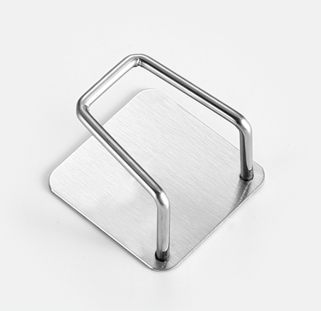 Giá để miếng rửa chén bát khăn lau bằng thép giá để đồ không cần khoan đục lỗ L0653