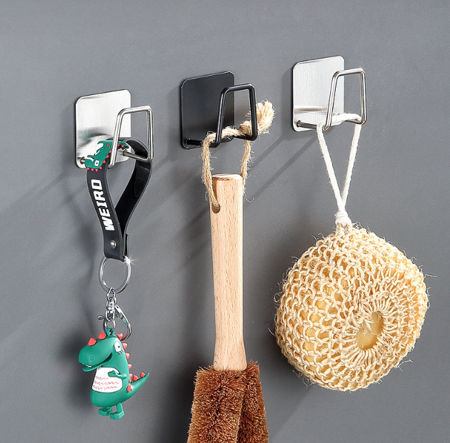 Giá để miếng rửa chén bát khăn lau bằng thép giá để đồ không cần khoan đục lỗ L0653