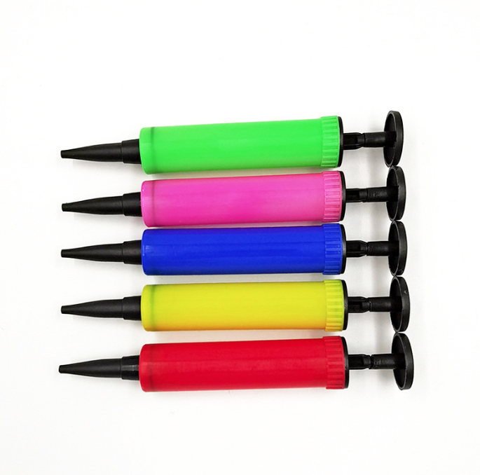 Bơm bóng bay mini cầm tay đẩy bơm khí bóng số trang trí tiệc L0654