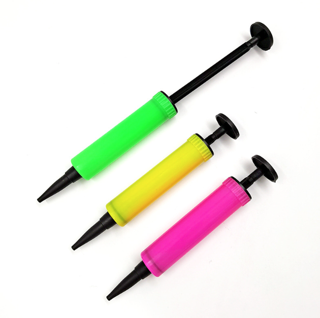 Bơm bóng bay mini cầm tay đẩy bơm khí bóng số trang trí tiệc L0654