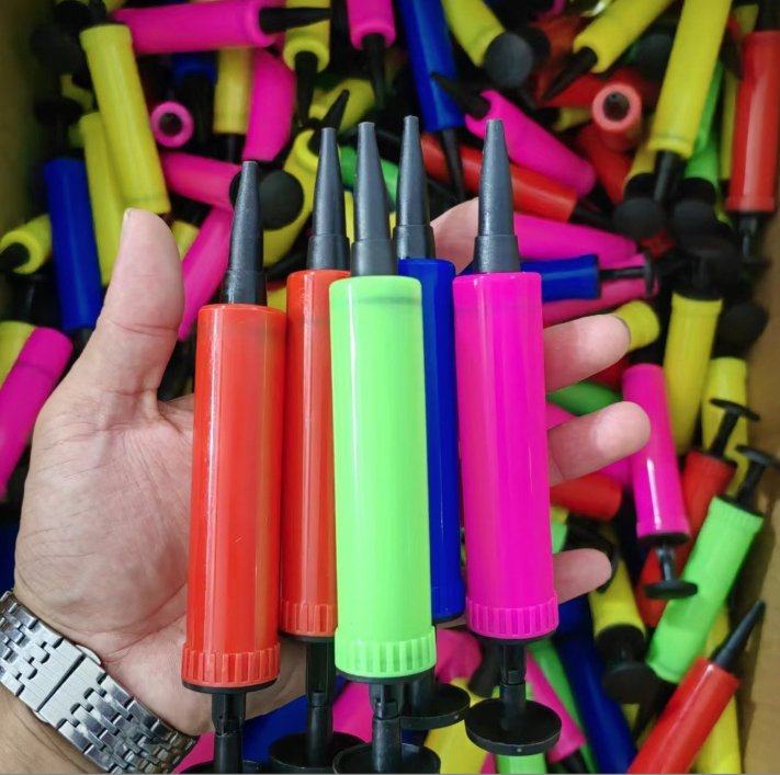 Bơm bóng bay mini cầm tay đẩy bơm khí bóng số trang trí tiệc L0654