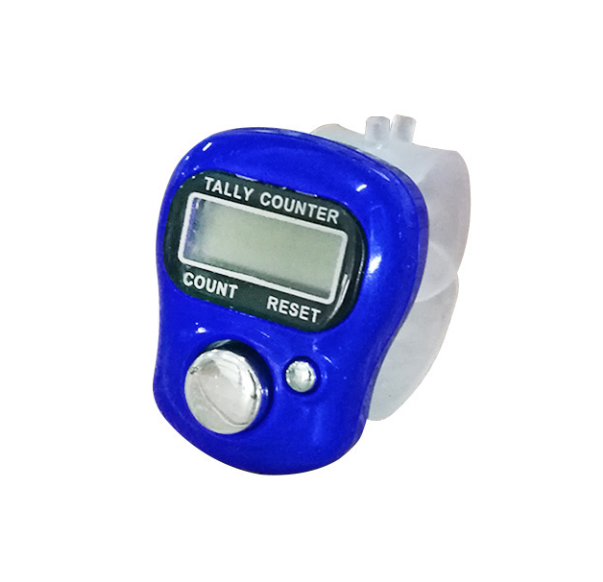 Máy đếm đeo ngón tay mini máy đếm điện tử kiểm kho máy đếm niệm Phật L0713