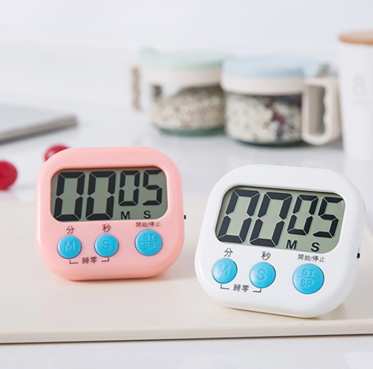 Đồng hồ bấm giờ đếm ngược nhà bếp đồng hồ bấm giờ điện tử báo thời gian canh món ăn L0732