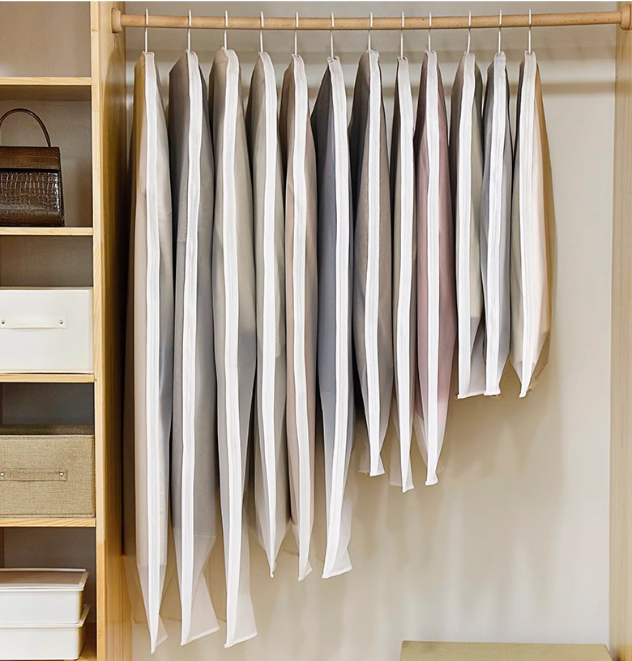 Túi bọc treo quần áo trong suốt chống bụi túi đựng bảo vệ quần áo chống thấm ướt côn trùngL0733