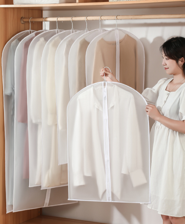 Túi bọc treo quần áo trong suốt chống bụi túi đựng bảo vệ quần áo chống thấm ướt côn trùngL0733
