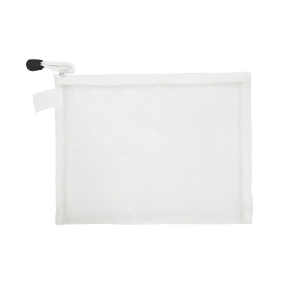 Túi lưới nylon đựng hồ sơ trong suốt có khóa kéo đựng giấy tờ túi đựng hồ sơ đựng văn phòng L0841