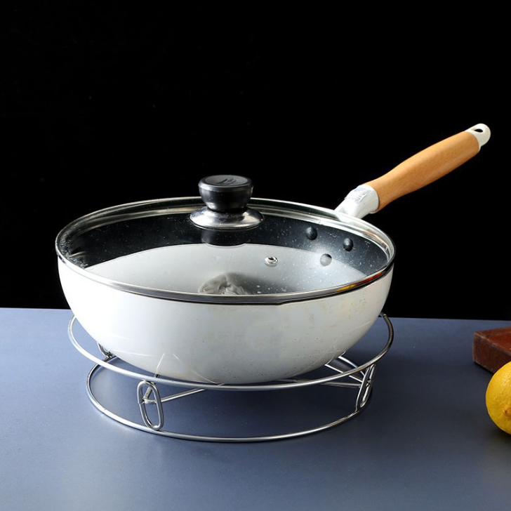 Giá để nồi hình sao 4 cánh inox giá để nồi cách nhiệt chống bỏng, giá để hấp đồ ăn L0911