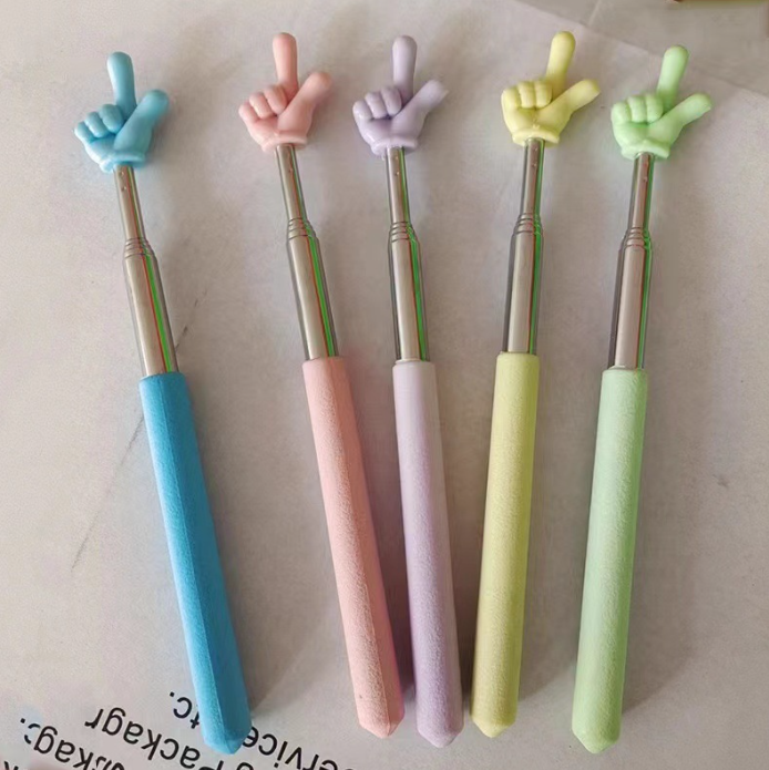 Gậy đọc chỉ bài giáo viên hình ngón tay rút gọn thanh chỉ bài dạy học cho trẻ em đọc bài L0912