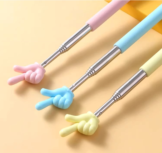 Gậy đọc chỉ bài giáo viên hình ngón tay rút gọn thanh chỉ bài dạy học cho trẻ em đọc bài L0912