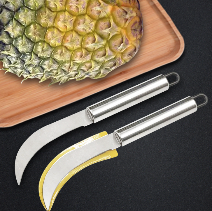 Dao rựa nhỏ bằng thép không gỉ, dao cắt chuối cắt rau củ, dao cắt dứa cắt trái cây, cắt mít, cắt hẹ A0511