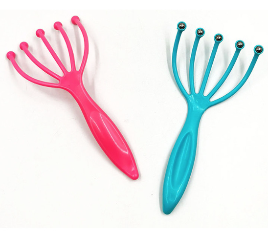 Cây massage đầu hình móng vuốt dụng cụ gãi đầu lưu thông máu giảm stress căng thẳng A0533