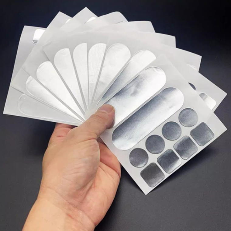 Miếng dán vá xoong nồi chậu inox chịu nhiệt độ cao miếng dán bạc sửa chữa đáy nồi bị lủng lỗ A1118