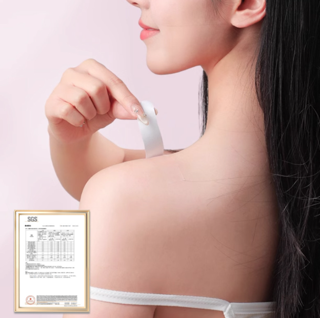 Bịch 36 Miếng dán chống lộ ngực miếng dán chống rò rỉ ở ngực và cổ, miếng dán hai mặt dán dây đeo vai A1125