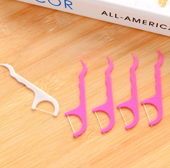 Bịch 25 que tăm chỉ nha khoa dùng một lần vệ sinh răng miệng làm sạch kẽ răng que tăm xỉa răng A1142