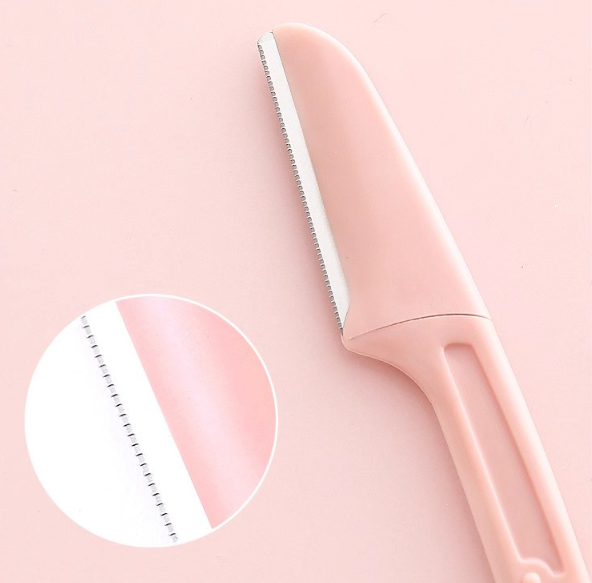 Bộ 3 dao tỉa lông mày an toàn có thể gập chống trầy xước dành cho người mới bắt đầu A1146