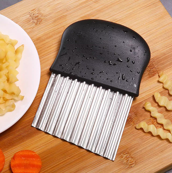 Dao cắt kiểu sóng khoai tây rau củ đa năng, máy cắt rau củ nhà bếp, thái khoai tây chiên A1155