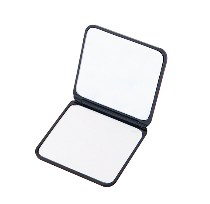 Gương vuông trang điểm mini cầm tay, gương trang điểm công chúa cầm tay có thể gập lại A1213