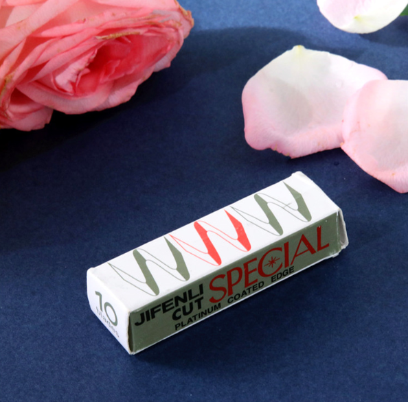 Hộp 10 lưỡi dao cạo lông mày lưỡi cắt tỉa lông mày dành cho nữ trang điểm cá nhân A1215