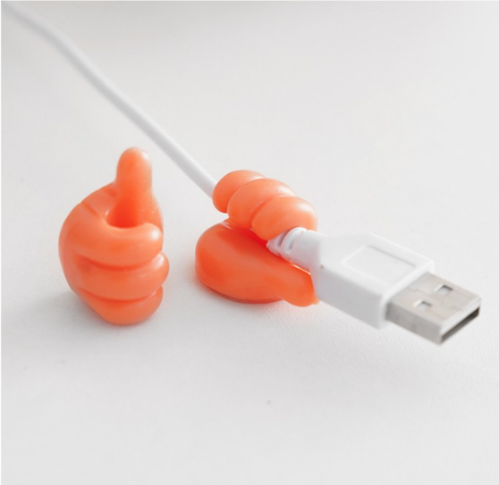 Sét 10 Móc treo dán tường ngón tay cái treo dây cáp điện đa năng, móc dán tường sáng tạo treo vật dụng A1226-SET10C