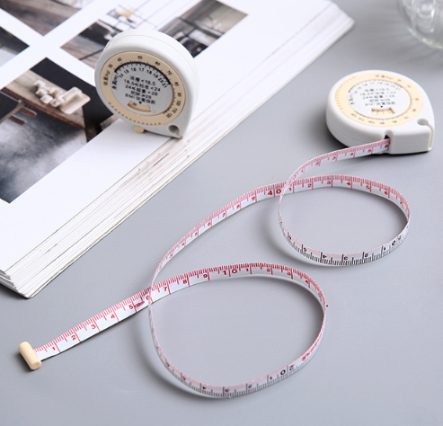 Thước dây đo sức khỏe BMI thước dây cầm tay đo vòng eo mini hình giọt nước A1237