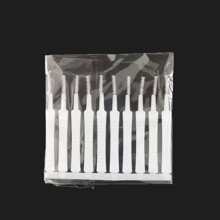 Bịch 10 Cây Chổi vệ sinh lỗ thoát nước vòi sen chổi thông tắc các tia nước vòi tắm mini A1242