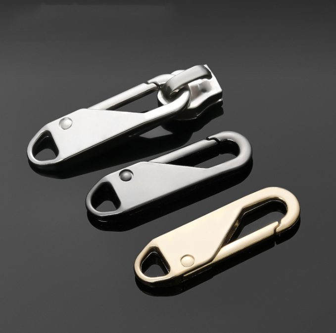 Đầu Khóa kéo kim loại có thể tháo rời đầu khóa kéo sửa chữa hành lý quần áo túi ví bị hỏng khóa A1241