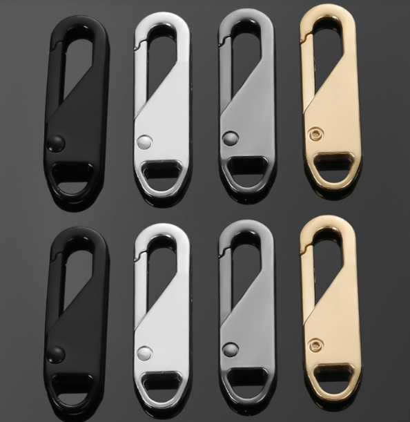 Đầu Khóa kéo kim loại có thể tháo rời đầu khóa kéo sửa chữa hành lý quần áo túi ví bị hỏng khóa A1241