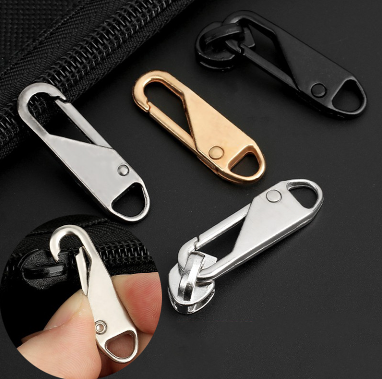 Đầu Khóa kéo kim loại có thể tháo rời đầu khóa kéo sửa chữa hành lý quần áo túi ví bị hỏng khóa A1241