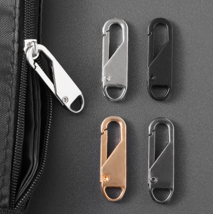Đầu Khóa kéo kim loại có thể tháo rời đầu khóa kéo sửa chữa hành lý quần áo túi ví bị hỏng khóa A1241
