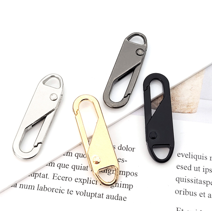 Đầu Khóa kéo kim loại có thể tháo rời đầu khóa kéo sửa chữa hành lý quần áo túi ví bị hỏng khóa A1241