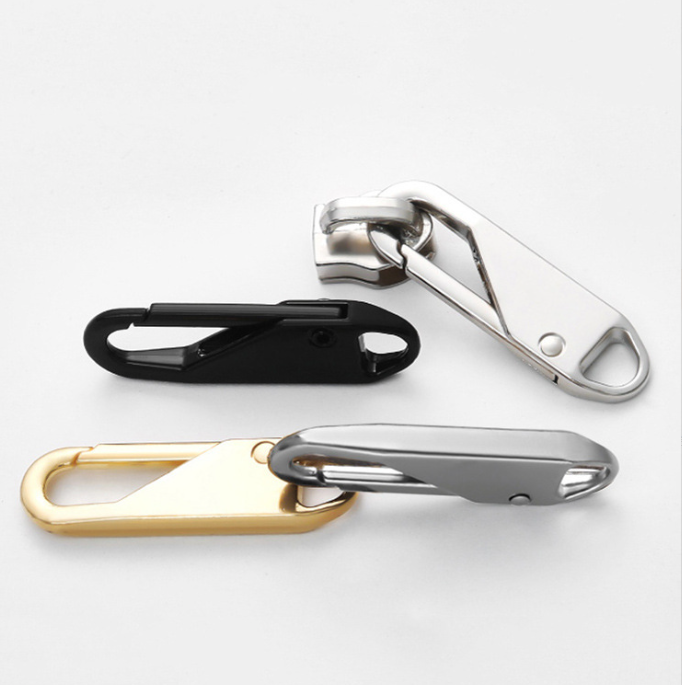 Đầu Khóa kéo kim loại có thể tháo rời đầu khóa kéo sửa chữa hành lý quần áo túi ví bị hỏng khóa A1241