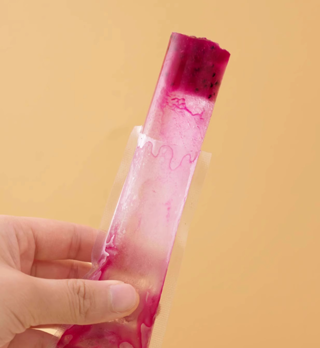 Túi đựng kem que dùng 1 lần, túi đựng đá bàođựng thạch trái cây trong suốt tự dán kín A1244