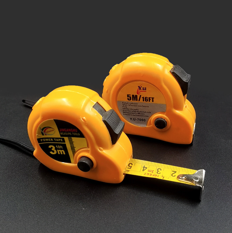 Thước dây kim loại kiểu ốc sên dài 5 mét dụng cụ đo lường hàng ngày thước đo kỹ thuật A1614