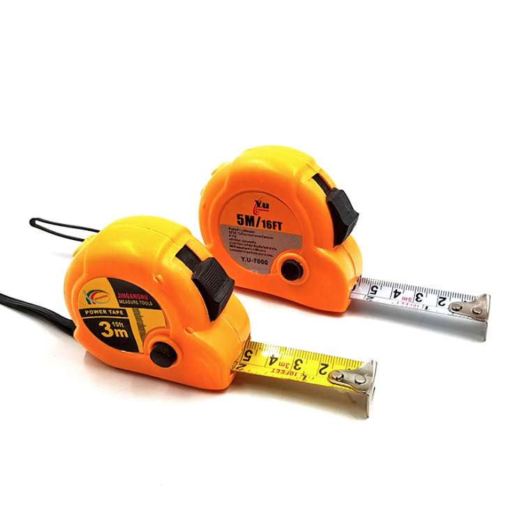 Thước dây kim loại kiểu ốc sên dài 5 mét dụng cụ đo lường hàng ngày thước đo kỹ thuật A1614