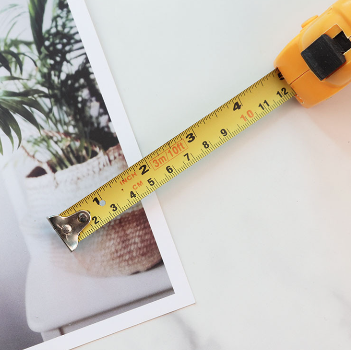 Thước dây kim loại kiểu ốc sên dài 5 mét dụng cụ đo lường hàng ngày thước đo kỹ thuật A1614